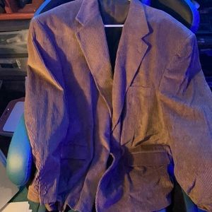 Beige and green suit